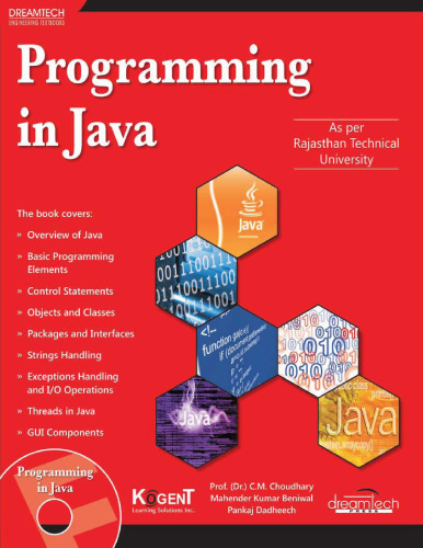 Programming in Java, (As per syllabus of Rajasthan Technical University) - pdf