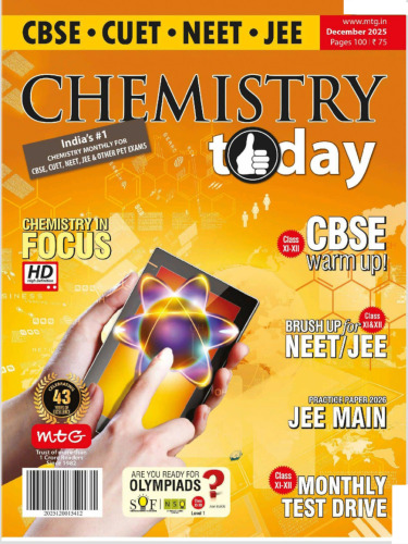 Chemistry Today December 2025 for IIT JEE CBSE CUET NET CET - pdf