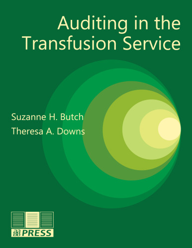 Auditing in the Transfusion Service - pdf