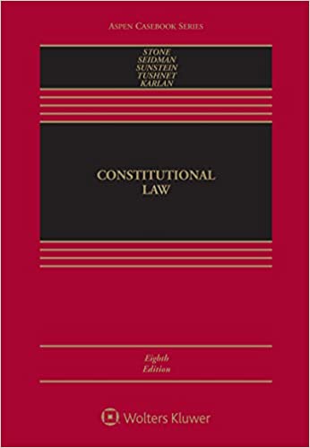 Constitutional Law (Aspen Casebook Series) (8th Edition) - Epub + Converted pdf