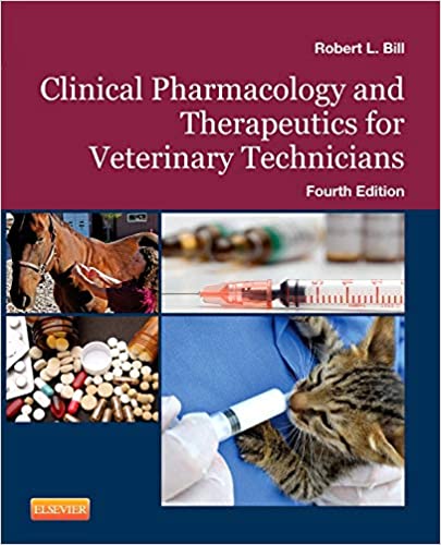 Clinical Pharmacology and Therapeutics for Veterinary Technicians (4th Edition) - Epub + Converted pdf