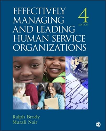 Effectively Managing and Leading Human Service Organizations (SAGE Sourcebooks for the Human Services) (4th Edition) - Epub + Converted pdf