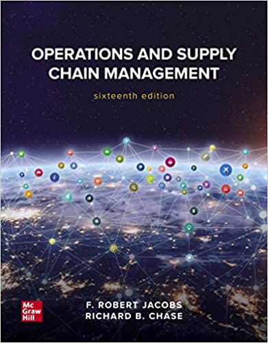 full Resources Operations and Supply Chain Management (16th Edition) [2020]