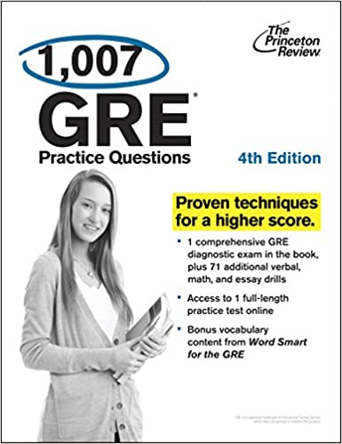 1,007 GRE Practice Questions (Graduate School Test Preparation) (4th Edition) - Epub + Converted PDF
