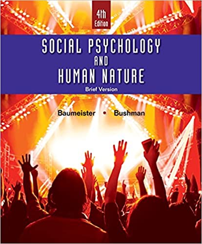 Social Psychology and Human Nature, Brief (4th Edition) - Original PDF