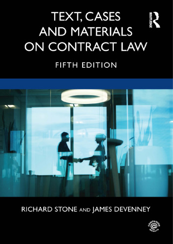 Text, Cases and Materials on Contract Law (5th Edition) - pdf