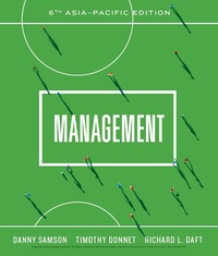 Management (6th Edition) By: Danny Samson; Timothy Donnet; Richard L. Daft - Original PDF
