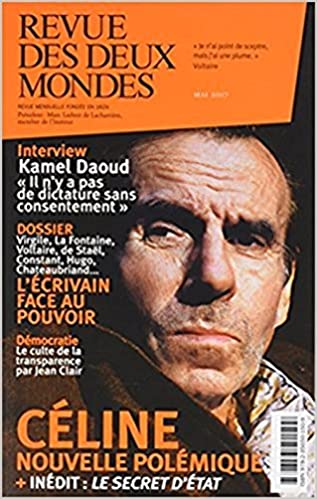 Revue des deux Mondes, Mai 2017 : Les écrivains et le pouvoir - Epub + Converted PDF