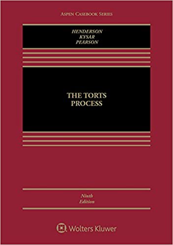 The Torts Process [Connected Casebook] (Aspen Casebook)  (9th Edición) - Epub + Converted pdf