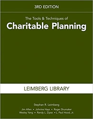 The Tools & Techniques of Charitable Planning, (3rd Edition) - Epub + Converted pdf