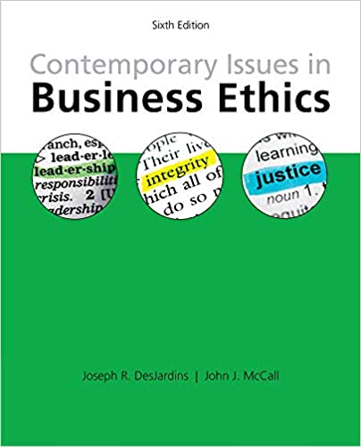 Contemporary Issues in Business Ethics (6th Edition) - Original PDF