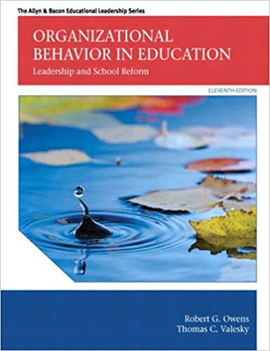 Organizational Behavior in Education:  Leadership and School Reform (11th Edition)  - Original PDF