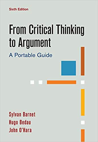 From Critical Thinking to Argument: A Portable Guide (6th Edition) - Epub + Converted pdf