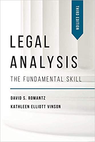 Legal Analysis: The Fundamental Skill, (3rd Edition) - Epub + Converted pdf