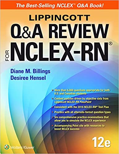 Lippincott Q&A Review for NCLEX-RN (Lippincott's Review For NCLEX-RN) (12th Edition) - Epub + Converted PDF