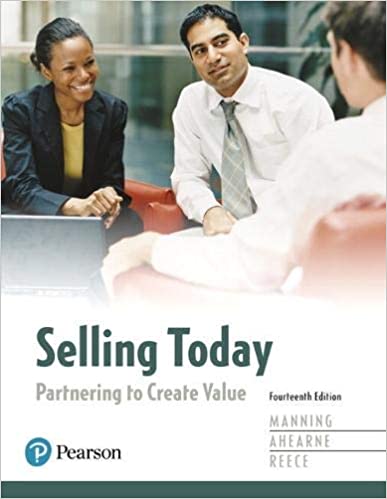 Selling Today: Partnering to Create Value (14th Edition) - Original PDF