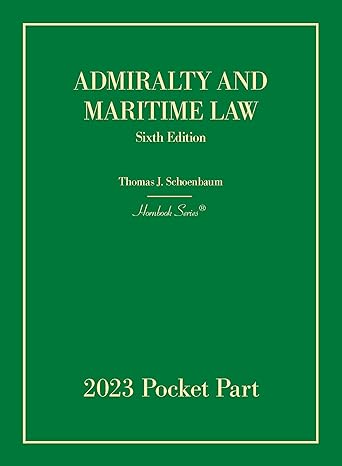 Admiralty and Maritime Law, 6th, 2023 Pocket Part - Epub + Converted PDF