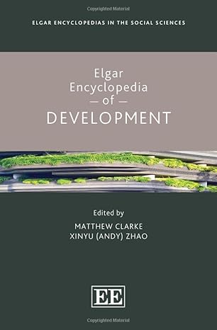 Elgar Encyclopedia of Development (Elgar Encyclopedias in the Social Sciences series) - Original PDF