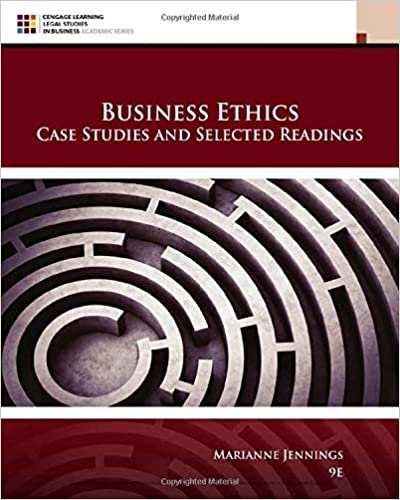 Business Ethics Case Studies and Selected Readings (9th Edition) - Original PDF