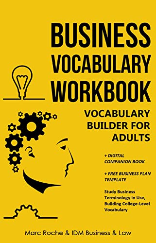 Vocabulary Builder for Adults: Business Vocabulary Workbook + Digital Companion Book + FREE Business Plan Template.  - Epub + Converted PDF