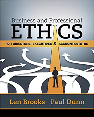 Business & Professional Ethics for Directors, Executives & Accountants (8th Edition) - Original PDF