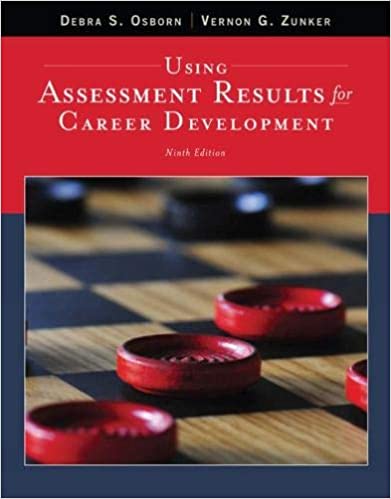 Using Assessment Results for Career Development (9th Edition) - Original PDF