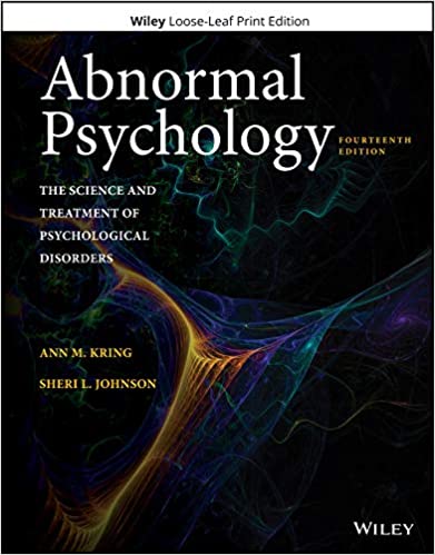 Abnormal Psychology: The Science and Treatment of Psychological Disorders (14th Edition) - Original PDF