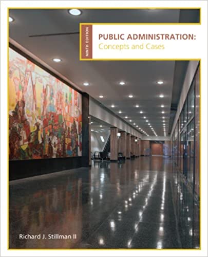 Public Administration: Concepts and Cases (9th Edition) - Original PDF