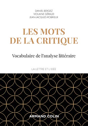 Les mots de la critique : Vocabulaire de l'analyse littéraire (culture ge t. 1) - Original PDF