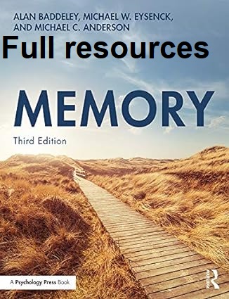 [Full resources] Memory (3rd Edition) BY Baddeley - Zip