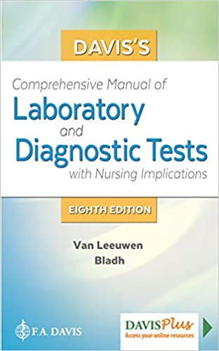 Davis's Comprehensive Manual of Laboratory and Diagnostic Tests With Nursing Implications (8th Edition) - Original PDF