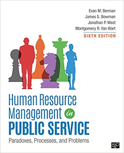 Human Resource Management in Public Service:  Paradoxes, Processes, and Problems[2019] - Epub + Converted pdf