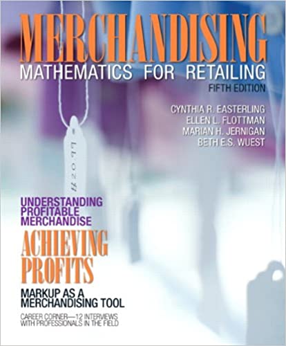 Merchandising Mathematics for Retailing (Myfashionkit) (5th Edition) - Original PDF