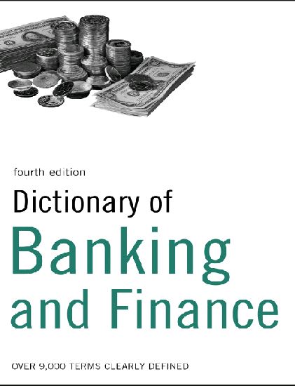 Dictionary of Banking and Finance - Epub + Converted Pdf