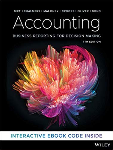 Accounting Business Reporting for Decision Making 9780730369325 (7th Edition)- Original PDF