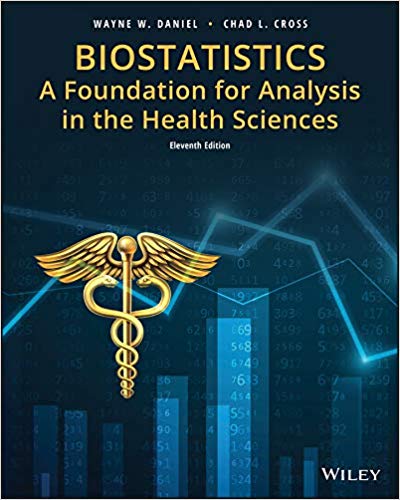 Biostatistics A Foundation for Analysis in the Health Sciences (Wiley Series in Probability and Statistics)(11th Edition)
