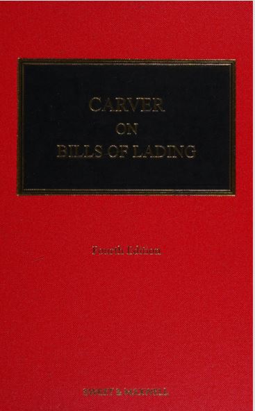 Carver on Bills of Lading BY Treitel - Scanned Pdf with Ocr