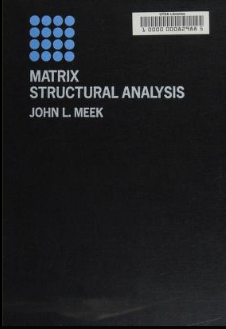 Matrix structural analysis BY Meek - Scanned Pdf with Ocr