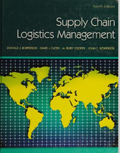 Supply chain logistics management (4th Edition) - Scanned Pdf with Ocr