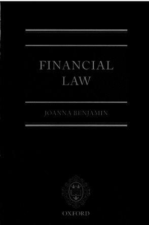 Financial Law BY Benjamin - Scanned Pdf