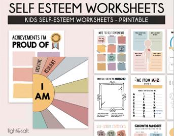Self esteem workbook for kids, Teen self esteem worksheets, Confidence workbook - Pdf