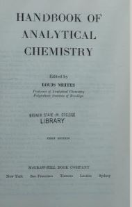 Handbook of analytical chemistry - Scanned Pdf with Ocr