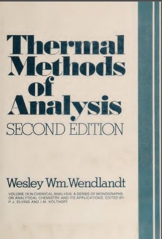 Thermal methods of analysis - Scanned Pdf with Ocr