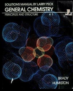 Solutions manual for General chemistry : principles and structure (4th Edition) - Scanned Pdf with Ocr