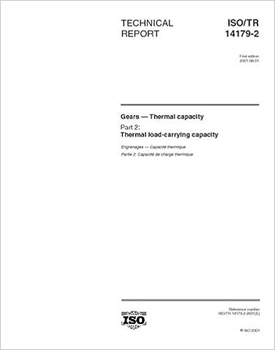 ISO/TR 14179-2:2001, Gears - Thermal capacity - Part 2: Thermal load-carrying capacity - Pdf