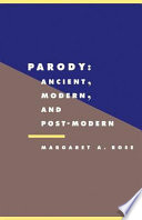 Parody: Ancient, Modern and Post-modern - Scanned Pdf with Ocr