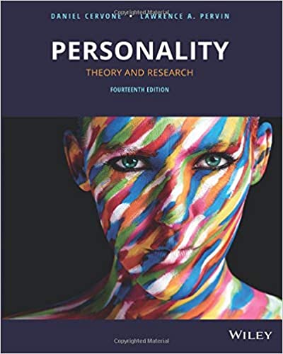 Personality: Theory and Research (14th Edition) - Orginal Pdf
