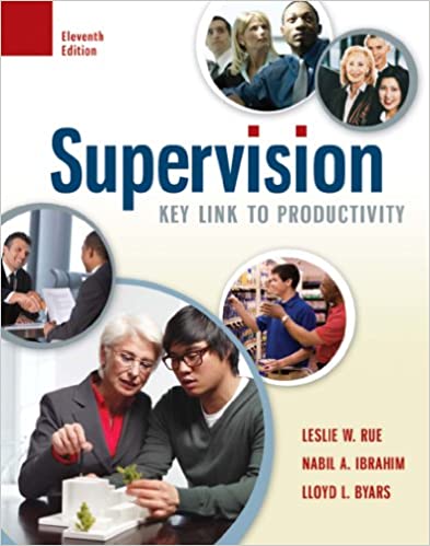 Supervision: Key Link to Productivity (11th Edition) - Orginal Pdf