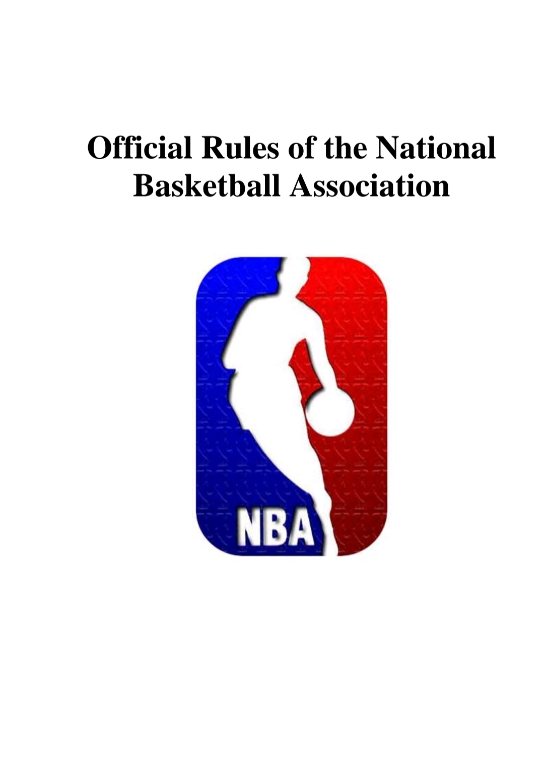 Official Rules of the National Basketball Association - PDF