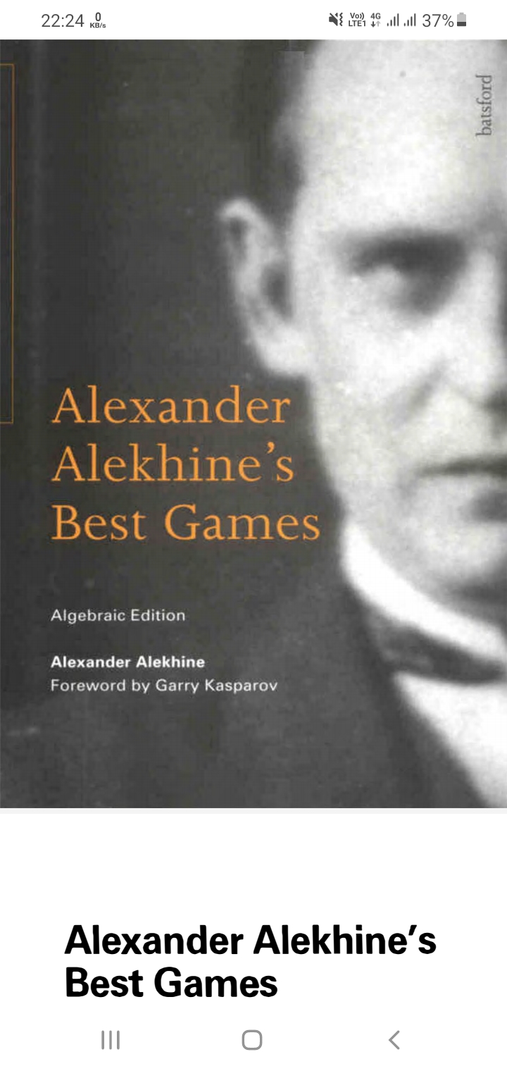 Alexander Alekhine's  Best Games - PDF